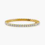 Round Brilliant Diamond 4 Prong Tennis Bracelet BRT1D