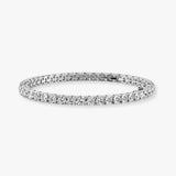 Round Brilliant Diamond 4 Prong Tennis Bracelet BRT1D