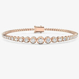 Round Cut Diamond 1.76 Carat Line Tennis Bracelet LM JEWELLERY