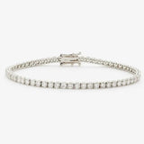 Round Cut Diamond Line Tennis Bracelet in Four Claw setting HEERA