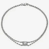 Round Diamond Oval Halo Chain Bracelet HEERA DIAMONDS