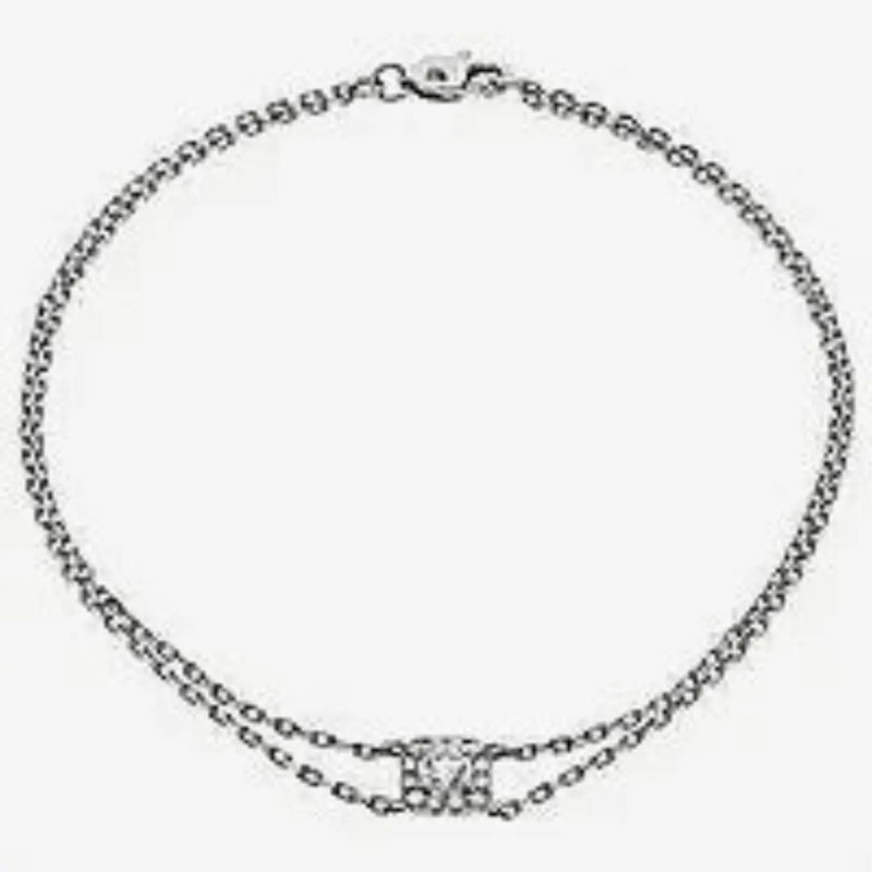 Round Diamond Oval Halo Chain Bracelet HEERA DIAMONDS