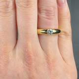 "Lurevina" 0.33 Carat  Round Cut Natural Diamond Solitaire Engagement Ring MDR3450
