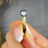 "Rovalisa" 0.45 Carat Round Cut Natural Diamond Trilogy Engagement Ring MSR532