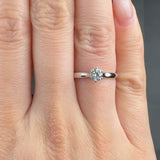 "Rovienne" 0.35 Carat Round Cut Natural Diamond Solitaire Engagement Ring MDR4483