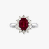 Ruby Cluster Ring