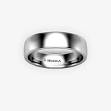 SOFT COURT POLISHED WEDDING RING IN 5MM WIDTH