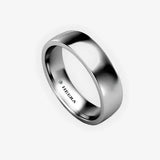 SOFT COURT POLISHED WEDDING RING IN 5MM WIDTH HEERA WEDDS