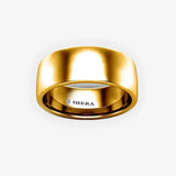 SOFT COURT POLISHED WEDDING RING IN 7MM HEERA WEDDS