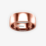 SOFT COURT POLISHED WEDDING RING IN 7MM HEERA WEDDS