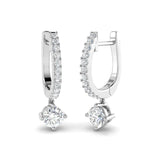 SOLITAIRE DIAMOND DROP TRILOGY EARRING