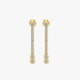 "Saira" 0.70 CT Drop Diamond Earrings