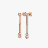 "Saira" 0.70 CT Drop Diamond Earrings