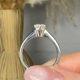 "Seranova" 0.51 Carat Round Cut Natural Diamond Solitaire Engagement Ring MDR3850