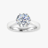 "Seranova" 0.51 Carat Round Cut Natural Diamond Solitaire Engagement Ring MDR3850