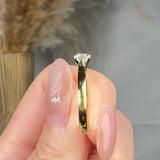 "Seravique" 0.42 Carat  Round Cut Natural Diamond Solitaire Engagement Ring MDR2960