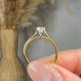 "Seravique" 0.42 Carat  Round Cut Natural Diamond Solitaire Engagement Ring MDR2960