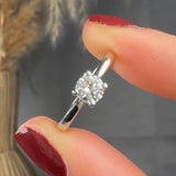 "Serelle" 0.51 Carat Round Cut Natural Diamond Solitaire Engagement Ring MDC392