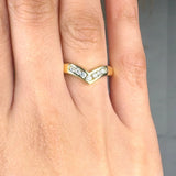 "Silvara" 0.23 Carat Round Cut Natural Diamond Half Eternity Ring MDR4253