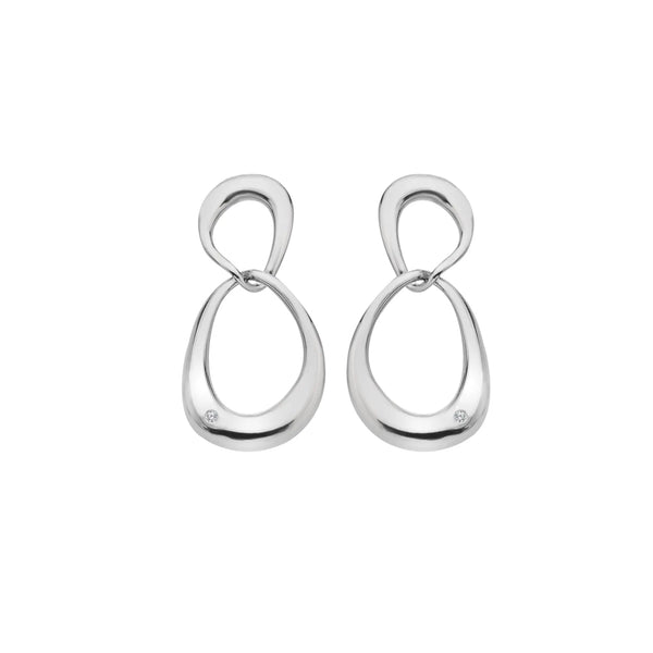 Sleek Earrings Hot Diamonds