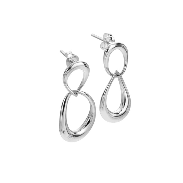 Sleek Earrings Hot Diamonds