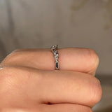 "Sofi" Foliage Marquise and Round Brilliant Cut Diamond Eternity Ring ET60 - HEERA DIAMONDS