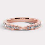 "Sole" 0.15ct Diamond Gradient Eternity Ring ET64
