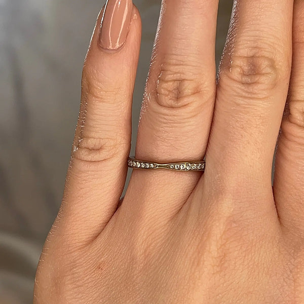 "Sole" Diamond Gradient Eternity Ring E64 - HEERA DIAMONDS