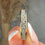 "Solenne" 1.60 Carat Round Cut Natural Diamond Full Eternity Ring MDR4352