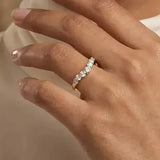 "Solenne" Round Cut 0.5 Carat Diamond Eternity Ring ET85 HEERA DIAMONDS