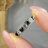 "Solevia" 0.54 Carat Round Cut Natural Diamond Half Eternity Ring MSR751