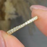 "Solvyn" 0.26 Carat Natural Diamond Half Eternity Ring HR1929 HEERA DIAMONDS