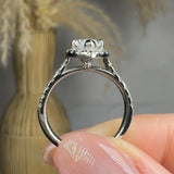 "Sorin" 0.73 Carat Marquise Cut Lab Grown Diamond Shoulder Engagement Ring HM2031