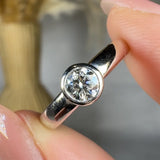 "Sovelle" 0.35 Carat Round Cut Natural Diamond Solitaire Engagement Ring MDC1107