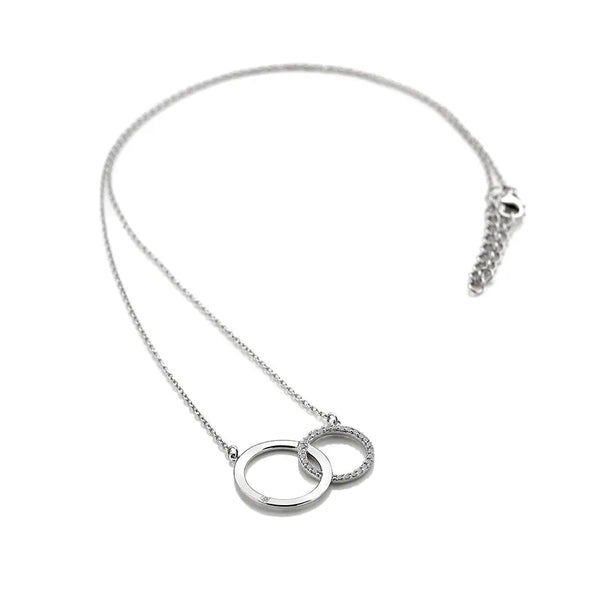 Striking Circle Necklace Hot Diamonds