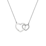Striking Heart Necklace Hot Diamonds