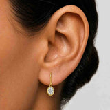 "Sumi" Drop Diamond Earrings