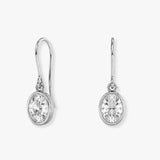 "Sumi" Drop Diamond Earrings