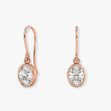 "Sumi" Drop Diamond Earrings