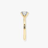 "Sunset" Solitaire 2.25 Carat Round Brilliant Cut Dual Tone Engagement Ring