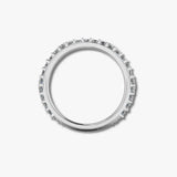 "Suri" 1.10ct Micro Set Diamond Triple Stack Half Eternity Ring ET38