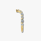 "Sydney" Dainty Shaped 0.35ct Diamonds Eternity Ring ET24