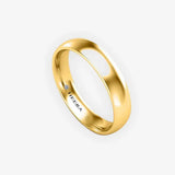 TRADITIONAL COURT POLISHED WEDDING RING IN 4MM WIDTH HEERA WEDDS