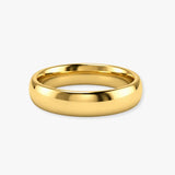 TRADITIONAL COURT POLISHED WEDDING RING IN 4MM WIDTH