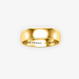 TRADITIONAL COURT POLISHED WEDDING RING IN 5MM WIDTH HEERA WEDDS
