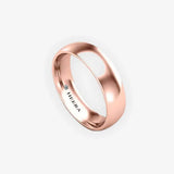 TRADITIONAL COURT POLISHED WEDDING RING IN 5MM WIDTH HEERA WEDDS