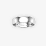TRADITIONAL COURT POLISHED WEDDING RING IN 5MM WIDTH