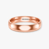 TRADITIONAL COURT POLISHED WEDDING RING IN 5MM WIDTH