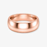 TRADITIONAL COURT POLISHED WEDDING RING IN 6MM WIDTH
