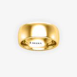 TRADITIONAL COURT POLISHED WEDDING RING IN 8MM WIDTH